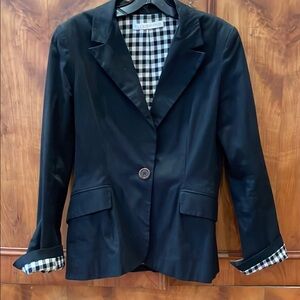 Ulla Johnson Black Cotton Blazer